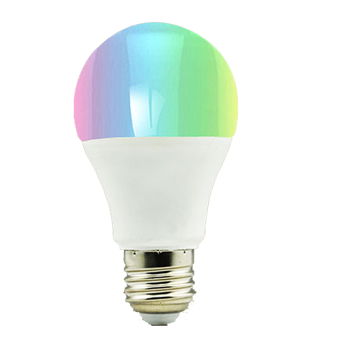 RGBW Smart WiFi Color Bulb- E27 LED Eye protection without flicker A60 Voice Control  (U-A60-RGBW)