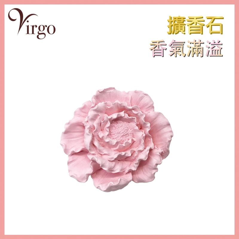 Pink flower car decoration type car perfume clip type high-end plaster (V-STONE-CAR-PINK-FLOWER)