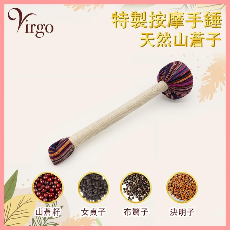 100% Natural massage hammer (long), beauty massage neck face-lift (VMASSAGE-HAMMER-31CM)