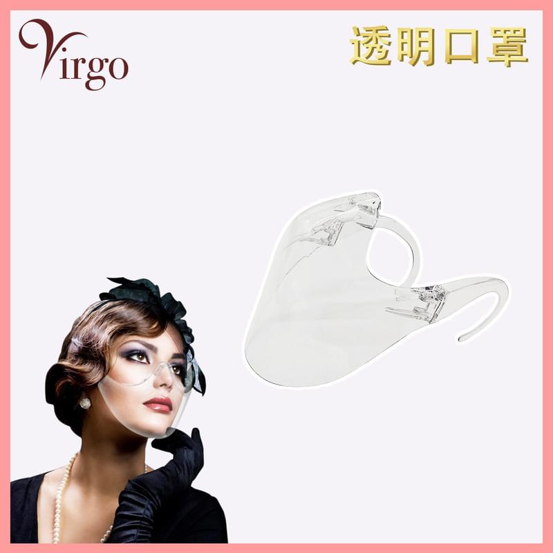 Face Shield protective mask, anti spray fogging smoke exhaust Transparent PET mask Hot (V-MASK-TRS)