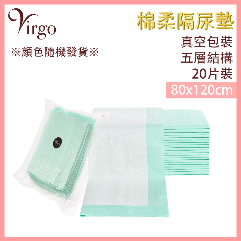 80x120cm Disposable ultra-thin breathable changing pad Hygienic postpartum care urinary mattress VHOME-MAT-80120