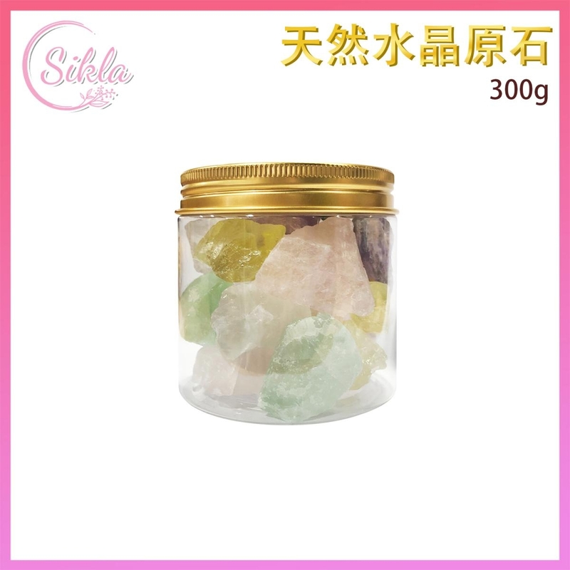 (Candy-colored)100% Natural Crystal Rough Stone Purification and Demagnetization 300g energy crystal stone SL-RAW-300G-MCR