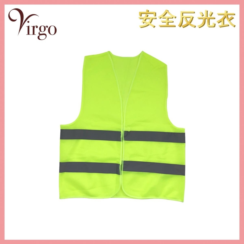 Safety Reflective Vest Jacket fluorescent yellow Safety clothing for outdoor workers V-SAFE-VEST01