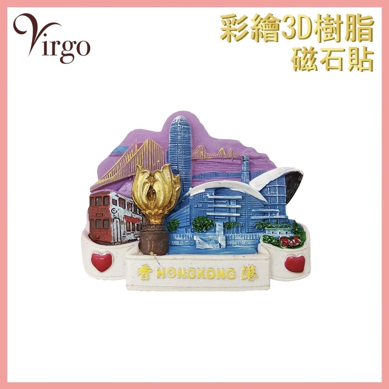 (24)Printed Bottle Opener Magnet Sticker Three-dimensional scenic souvenir Hong Kong style magnet VHOME-DECO-MAGNET-24