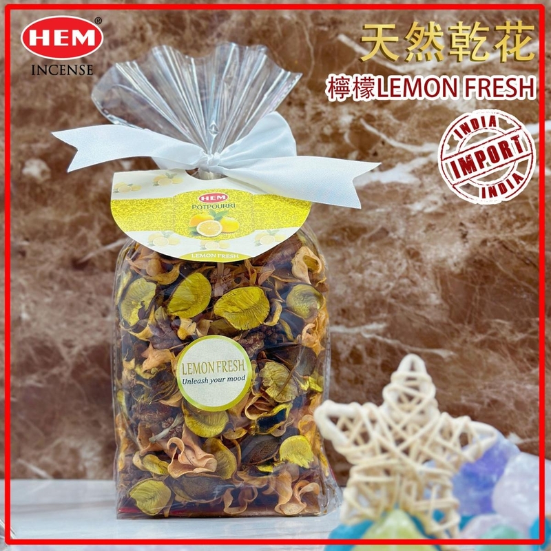 Lemon Fresh Potpourri scented air dried flowers preserved floral material HBAG-POTPOURRI-LEMON-FRESH