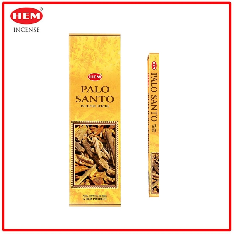(8 pcs per box) PALO SANTO Travel 100% natural Indian handmade travel incense sticks HSQUARE-PALO-SANTO