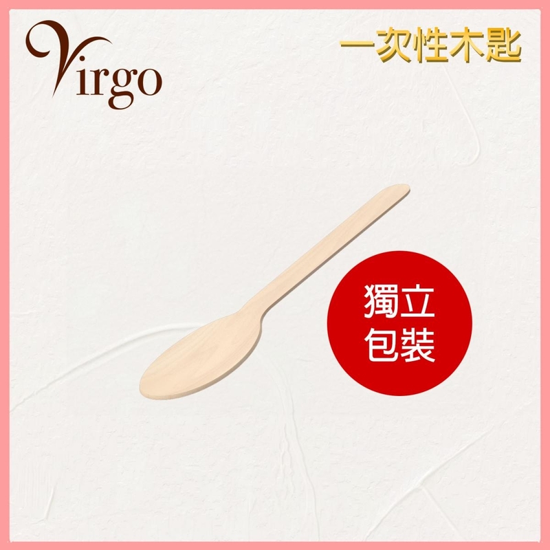 一次性木匙(約50隻) 拋棄式木匙 即用即棄木匙 VHOME-TABLEWARE-SP25
