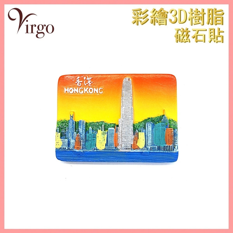 磁石貼 (02)彩繪樹脂磁石貼 禮物 手信 維多利亞港 雪櫃磁石貼 冰箱貼 樹脂磁石貼 立體樹脂磁鐵 風景紀念品港式磁貼 磁石貼推薦 冰箱貼推介 禮物推薦 VHOME-DECO-MAGNET-02