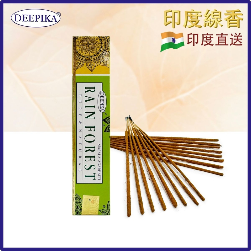 Aromatherapy sticks Indian Incense DEEPIKA RAIN FOREST incense stick DP-IESK-RAIN-FOREST