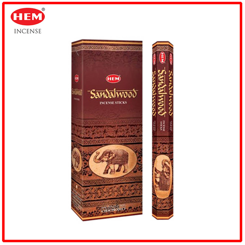 SANDALWOOD Incense, 100% Natural Handmade Indian Incense for cleansing, meditating (HI-SANDALWOOD)