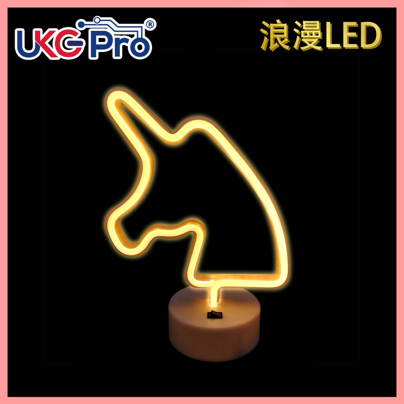 UNICORN LED Decoration Neon Table Light, Christmas  birthday Graduation Ceremony party (ULD-UNICORN-WM)