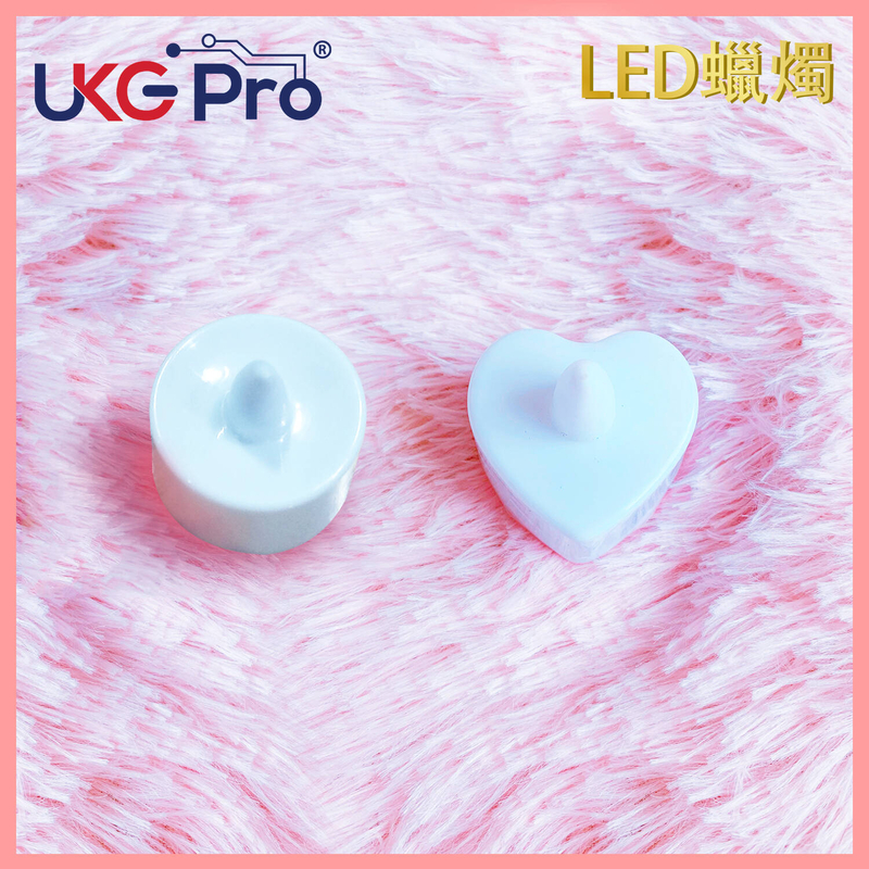 HEART-shaped LED electronic warm withe candle, create romantic party birthday (ULS-CANDLE-HEART-WW)