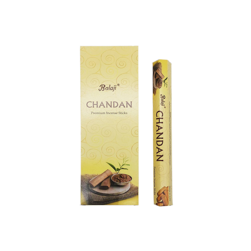 CHANDAN 100% Natural Handmade Indian world class incense stick meditating (BHEX-PRE-CHANDAN)