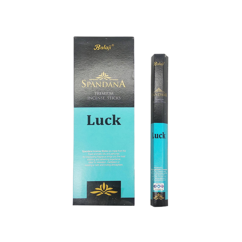 LUCK 100% Natural Handmade Indian world class incense stick meditating(BHEX-SPA-LUCK)