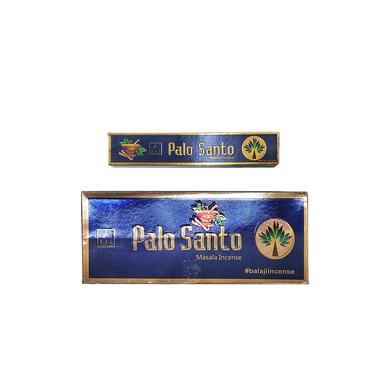 PALO SANTO Premium Masala Incense Stick, India 100% Natural Handmade (BIS8-15G-PALO-SANTO)
