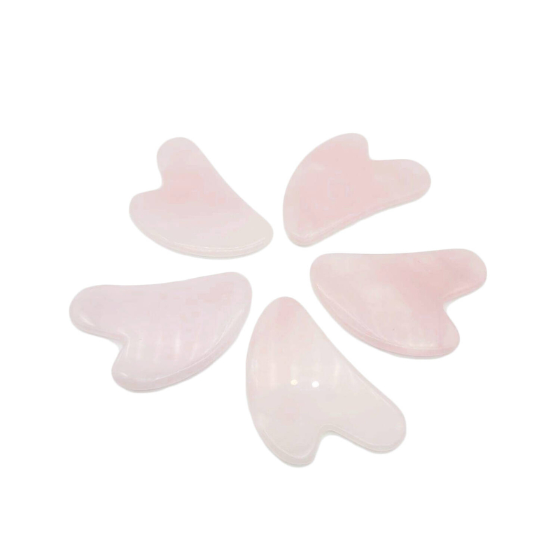 (FINGER) 100% Natural Pink Quartz Jade Massage Board Beauty massage face-lift Stick V-JADE-FINGER
