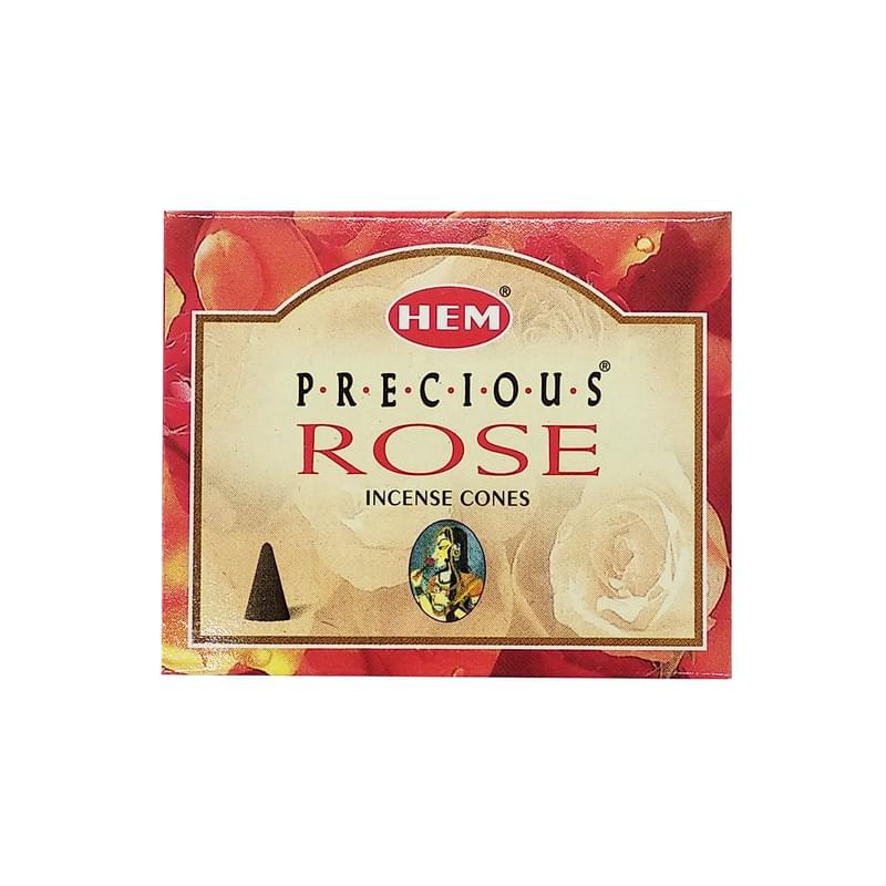 ROSE 玫瑰印度圓錐香薰(塔香)  10粒四方盒裝塔香 進口純天然手工制作圓錐體香熏 瑜珈塔形香 錐粒香薰 治療減壓圓錐香 抗疫防菌香薰 情調氣氛塔香 僻味圓錐香HCONE-ROSE