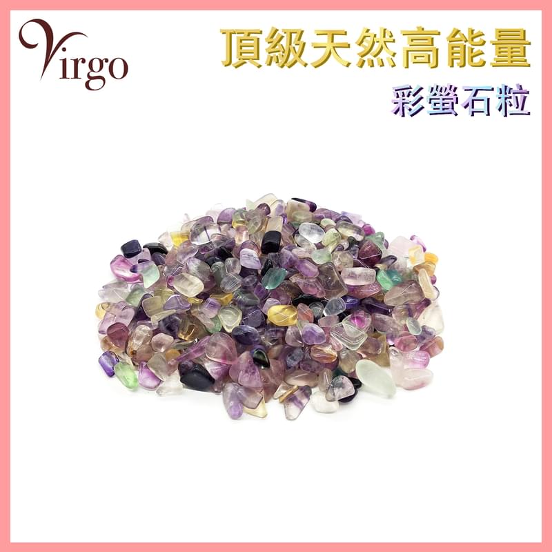 100G RAINBOW-FLUORITE ，Increase luck and positive energy natural polished crystal (VCG-100G-RAINBOW-FLUORITE)