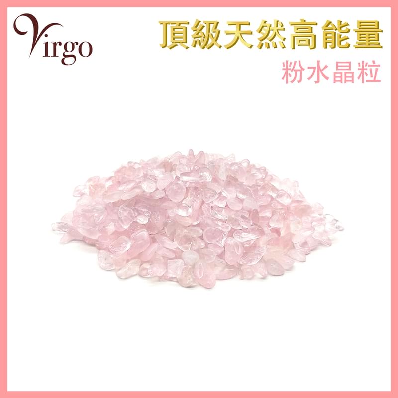 100G ROSE-QUARTZ，Increase luck and positive energy natural polished crystal (VCG-100G-ROSE-QUARTZ)