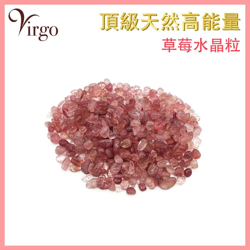 100G STRAWBERRY，Increase luck and positive energy natural polished crystal (VCG-100G-STRAWBERRY)
