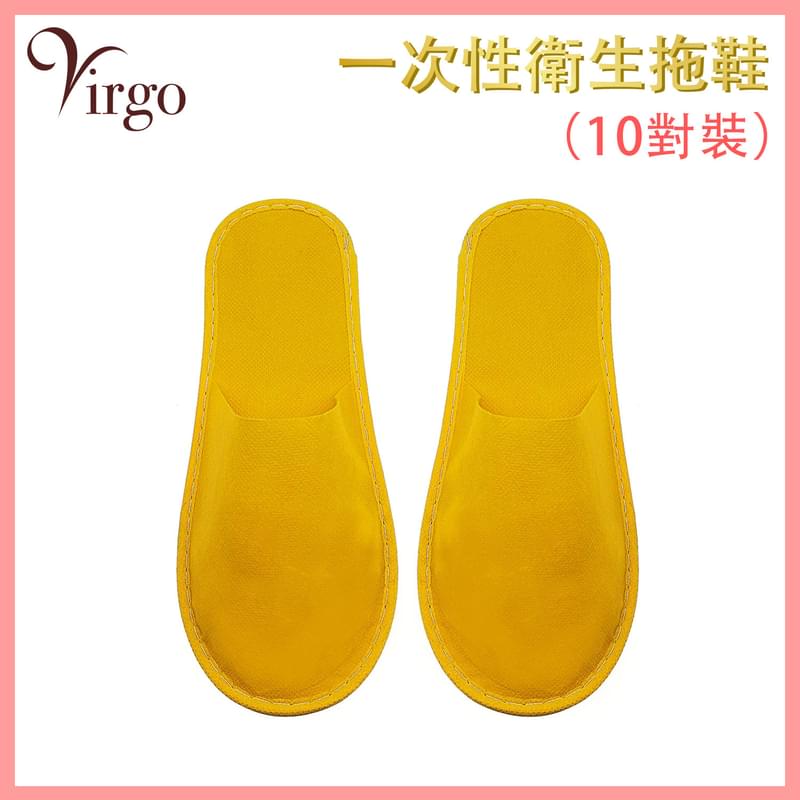 ORANGE Free size thicker disposable slippers, home guests salons visitor (VHOME-SLIPPER-27CM-ORANGE)