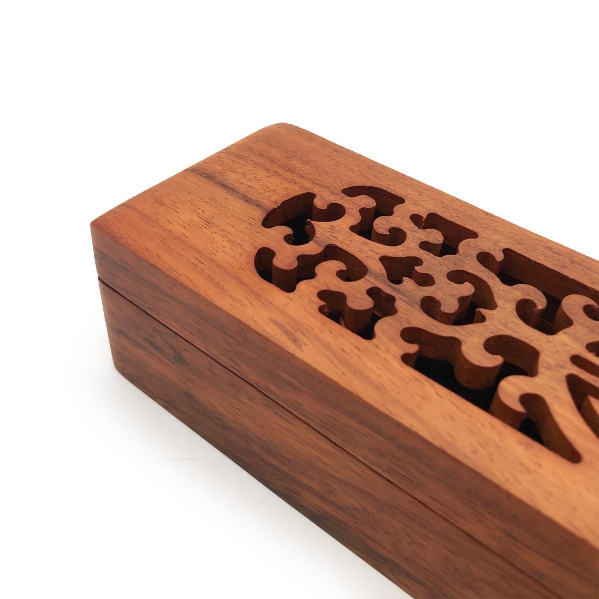 incense burner box LARGE ROSEWOOD