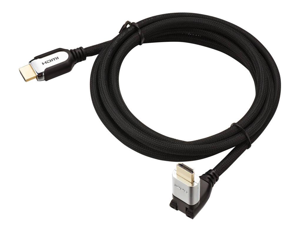 2米長30AWG裸銅導體標準可旋轉頭24K鍍金HDMI線，24K鍍金​​HDMI公對公連接器HDMI 2.0 Licensing認證高清信號穩定傳輸銅導體抗氧化阻抗低衰減小性能好(HPHDMIA2)