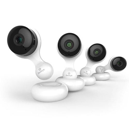 台灣智慧家庭攝影機，網絡攝影機眼仔智能攝影機無線攝錄機監視器夜視鏡頭CCTV/IPCAM Network Camera雲端儲存恒時錄影送雲儲存30天月卡價值NT$499(BESH-1205)